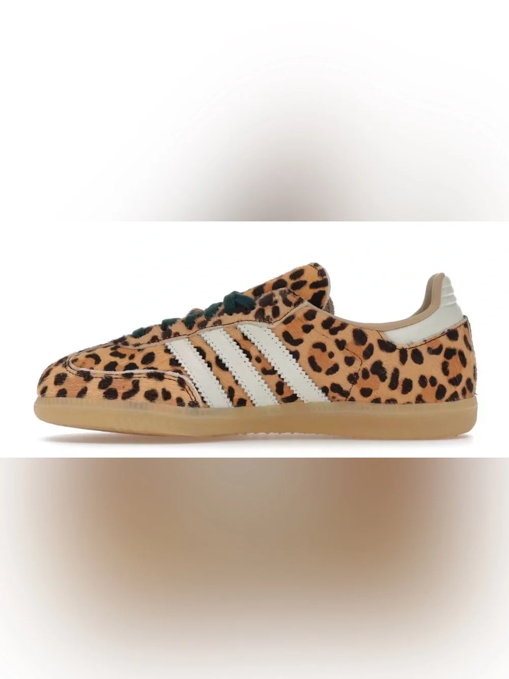 NIB [adidas] Samba OG Leopard Magic Beige Low-Top Sneakers Shoes Women's 10.5